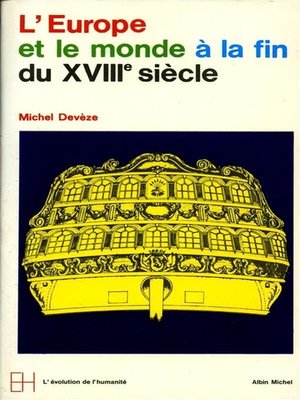 cover image of L'Europe et le Monde à la fin du XVIIIè siècle